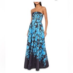 Milly Winona Floral Strapless Gown – Size 2